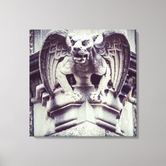 Gargoyle Canvas Afdruk (Voorkant)