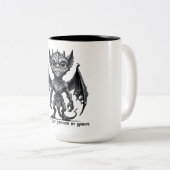 Gargoyle Demon Tweekleurige Koffiemok (Voorkant rechts)