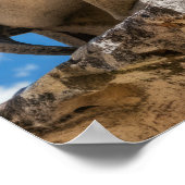 Gargoyle en wolken poster (Hoek)