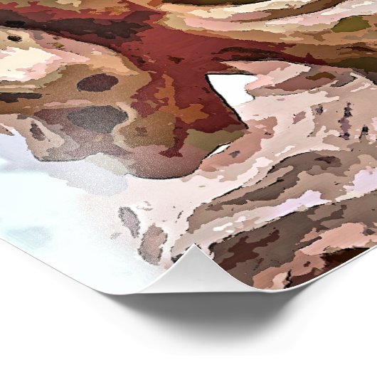 GARGOYLE FOTO AFDRUK (Hoek)