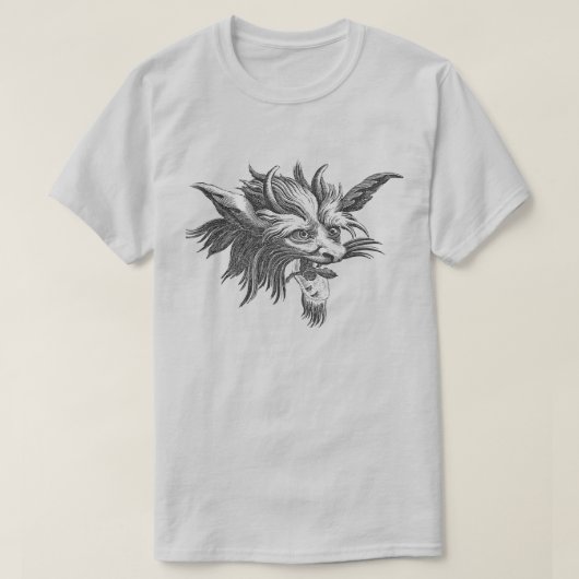 Gargoyle Gezicht T-Shirt (Design voorkant)