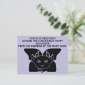 Gargoyle Groeten Briefkaart (Staand voorkant)