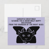 Gargoyle Groeten Briefkaart (Voorkant / Achterkant)
