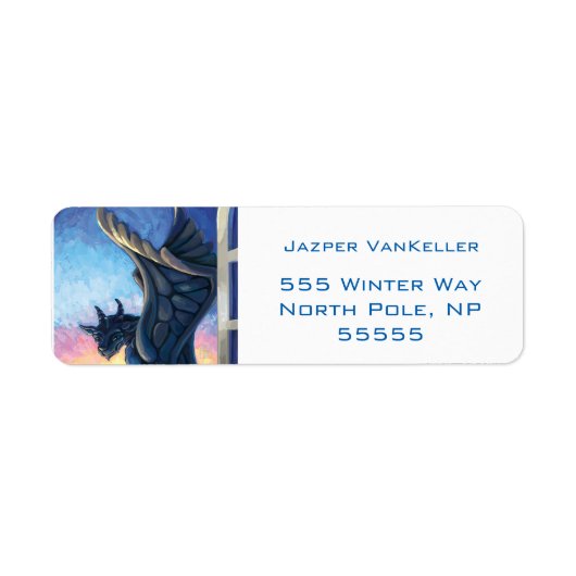 Gargoyle Guardian Etiket (Voorkant)