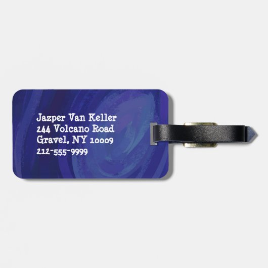 Gargoyle Guardian Fantasy Art Bagagelabel (Achterkant horizontaal)