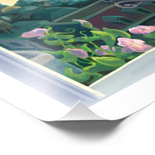 Gargoyle Guardian Foto Afdruk (Hoek)