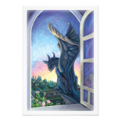 Gargoyle Guardian Foto Afdruk (Voorkant)