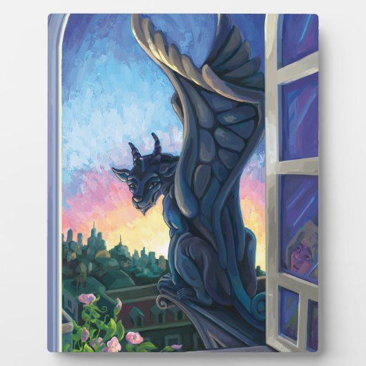 Gargoyle Guardian Fotoplaat (Voorkant)