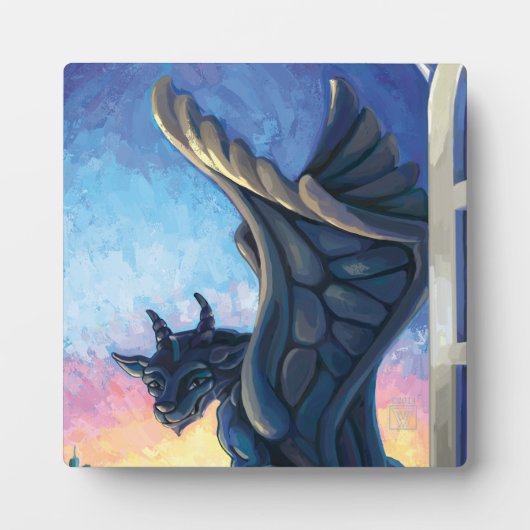 Gargoyle Guardian Fotoplaat (Voorkant)