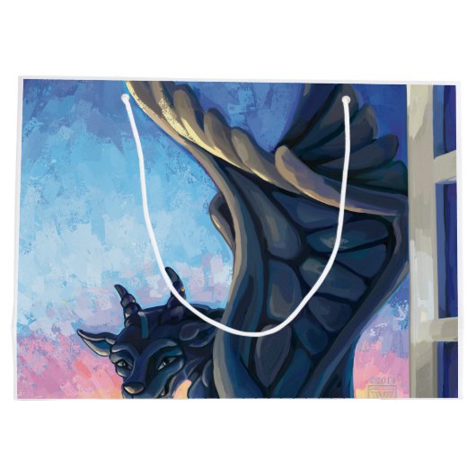 Gargoyle Guardian Large Cadeautasje (Achterkant)