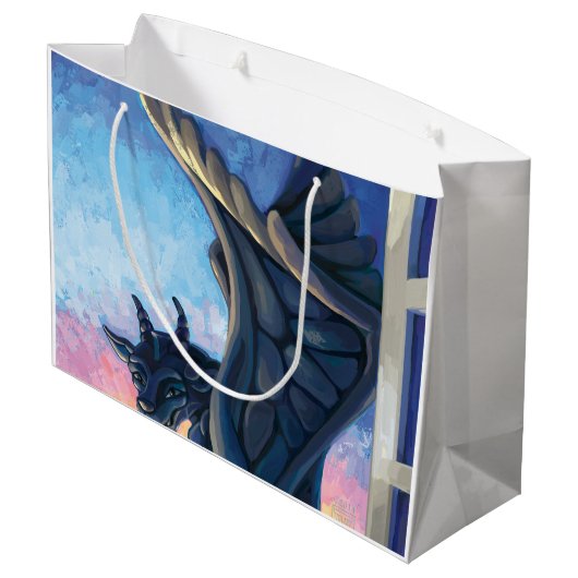 Gargoyle Guardian Large Cadeautasje (Achterkant Gekanteld)