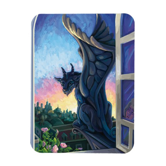 Gargoyle Guardian Magneet (Verticaal)