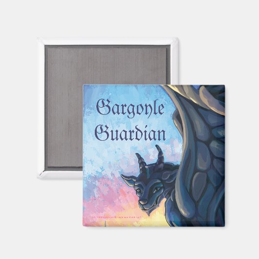 Gargoyle Guardian Magneet (Voorkant / Achterkant)