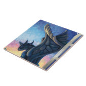 Gargoyle Guardian Tegeltje (Zijkant)