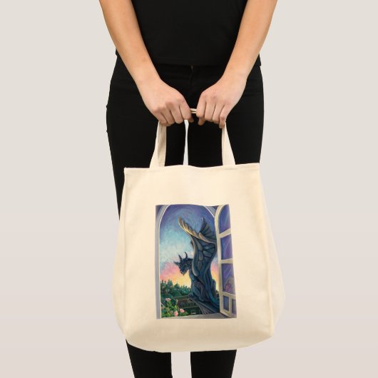 Gargoyle Guardian Tote Bag (Voorkant (product))