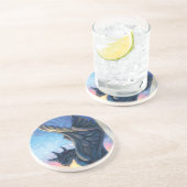 Gargoyle Guardian Zandsteen Onderzetter (Zijkant)