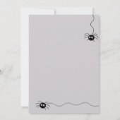 Gargoyle Halloween Party Invitation Kaart (Achterkant)