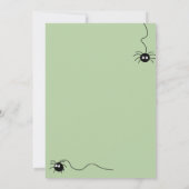 Gargoyle Halloween Party Invitation Kaart (Achterkant)