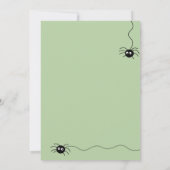 Gargoyle Halloween Party Invitation Kaart (Achterkant)