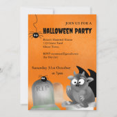 Gargoyle Halloween Party Uitnodiging (Voorkant)