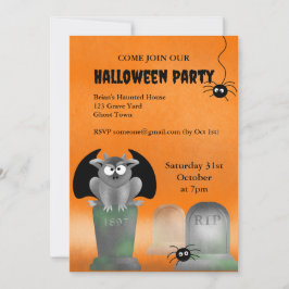 Gargoyle Halloween Party Uitnodiging
