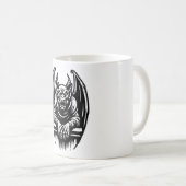 Gargoyle Illustration Mug Koffiemok (Voorkant rechts)