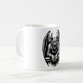 Gargoyle Illustration Mug Koffiemok (Voorkant links)