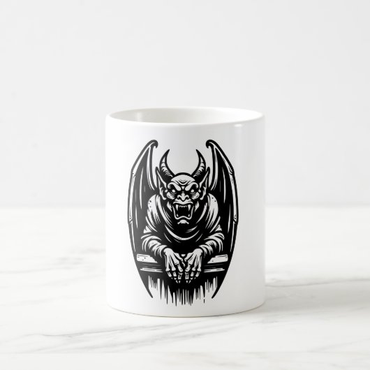 Gargoyle Illustration Mug Koffiemok (Center)