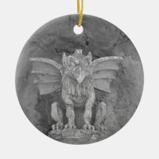 Gargoyle Keramisch Ornament (Voorkant)