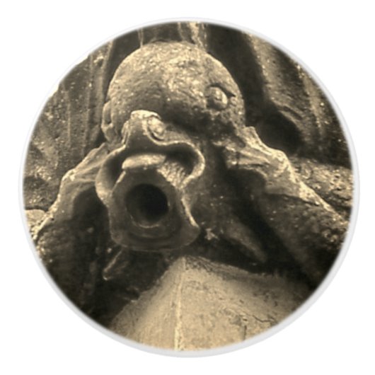 "Gargoyle" keramische Knob Keramische Knop (Voorkant)