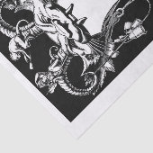 Gargoyle klassiek ontkoppelen van kunst tissuepapier (Detail)