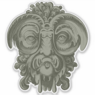 Gargoyle Masker 1 Sticker
