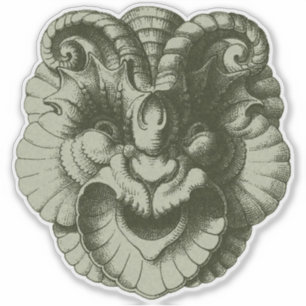Gargoyle Masker 4 Sticker