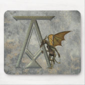 Gargoyle Monogram A Muismat (Voorkant)