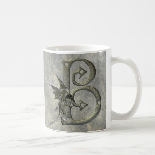 Gargoyle Monogram B Koffiemok (Rechts)