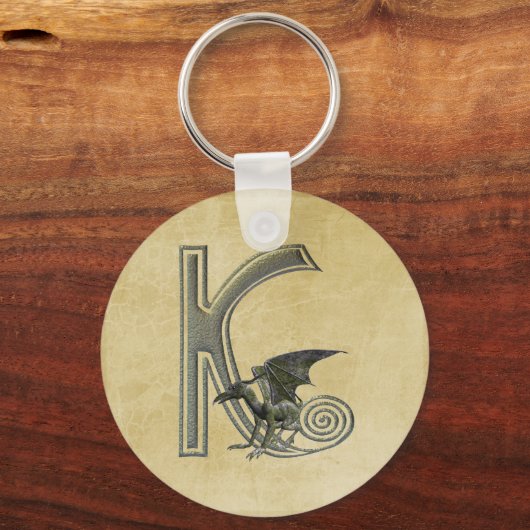 Gargoyle Monogram K Sleutelhanger (Voorkant)