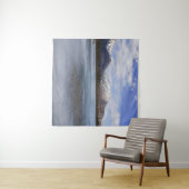 Gargoyle Mountain en Frozen Athabasca River Wandkleed (In Situ (horizontaal))