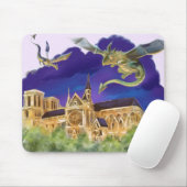 Gargoyle Notre Dame - Parijs Muismat (Met muis)