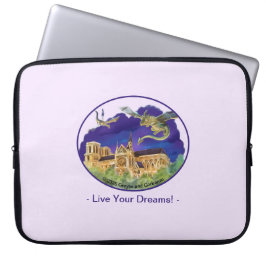 Gargoyle Notre Dame - Paris Dromen Laptophoes Laptop Sleeve