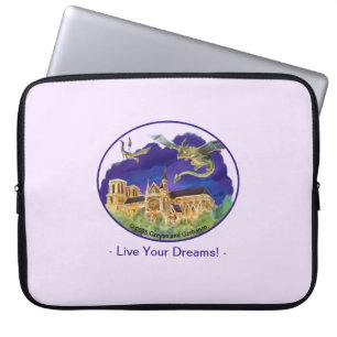 Gargoyle Notre Dame - Paris Dromen Laptophoes Laptop Sleeve