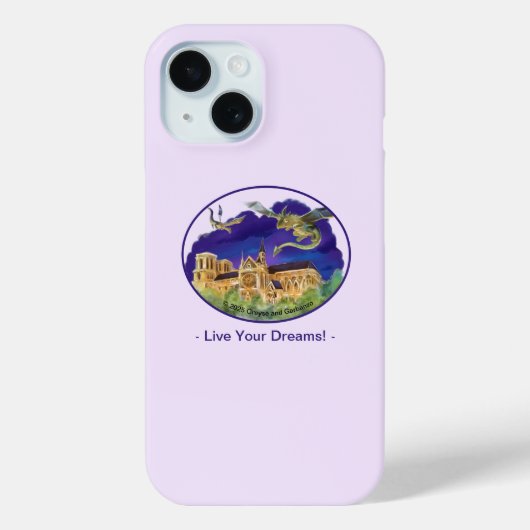Gargoyle Notre Dame - Paris Dromen Phonehoesje Case-Mate iPhone Case (Achterkant)