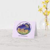Gargoyle Notre Dame - Paris Droom Kaart (Gele Bloem)