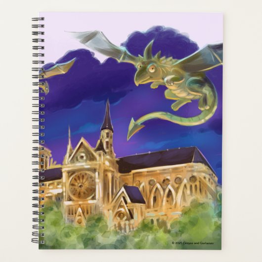 Gargoyle Notre Dame - Paris Wekelijkse Planner (Voorkant)