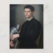 Gargoyle of Dark Cupid in deze verontrustende Ital Briefkaart (Voorkant)