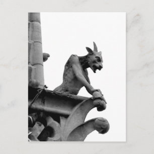 Gargoyle Overzien Parijs Briefkaart