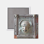 Gargoyle-paneel van de linkerdeur van het portaal, magneet (Voorkant / Achterkant)