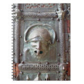 Gargoyle-paneel van de linkerdeur van het portaal, notitieboek (Voorkant)