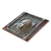 Gargoyle-paneel van de linkerdeur van het portaal, tegeltje (Zijkant)