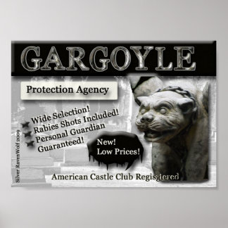Gargoyle Protection Agency Canvas Print