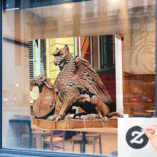 GARGOYLE RAAMSTICKER (Cafe Raam)